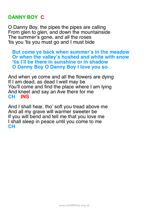 Danny Boy C