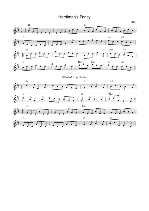 Hardiman's Fancy D