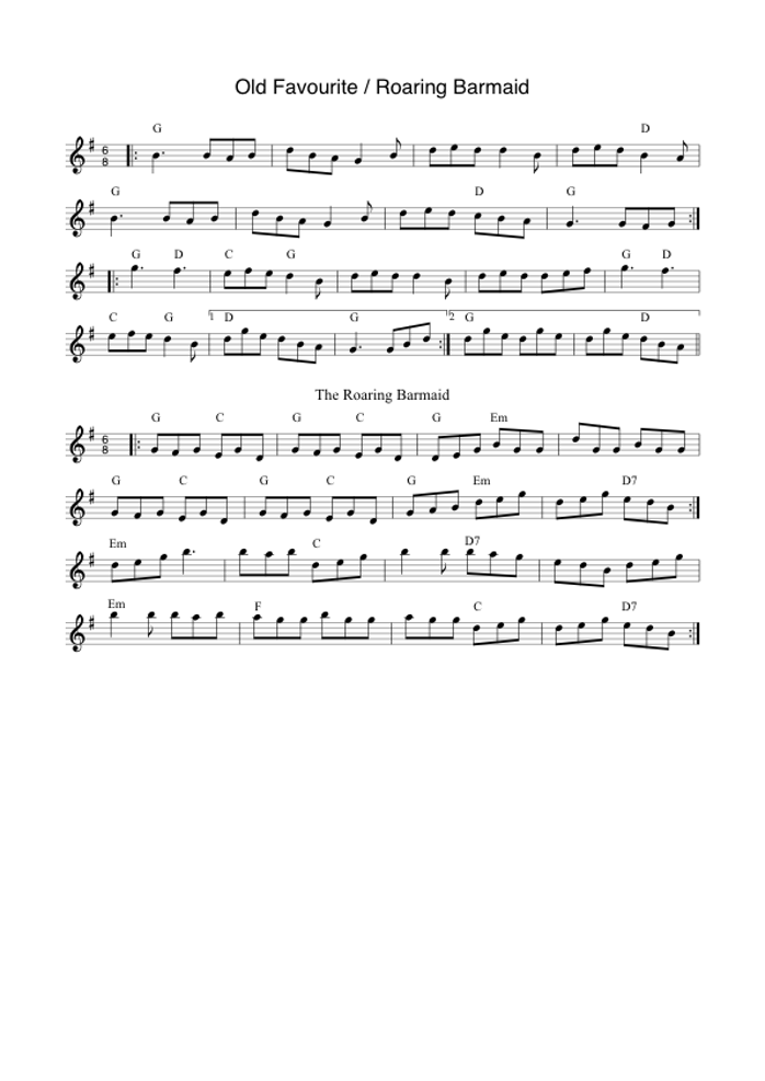 Old Favourite : Roaring Barmaid